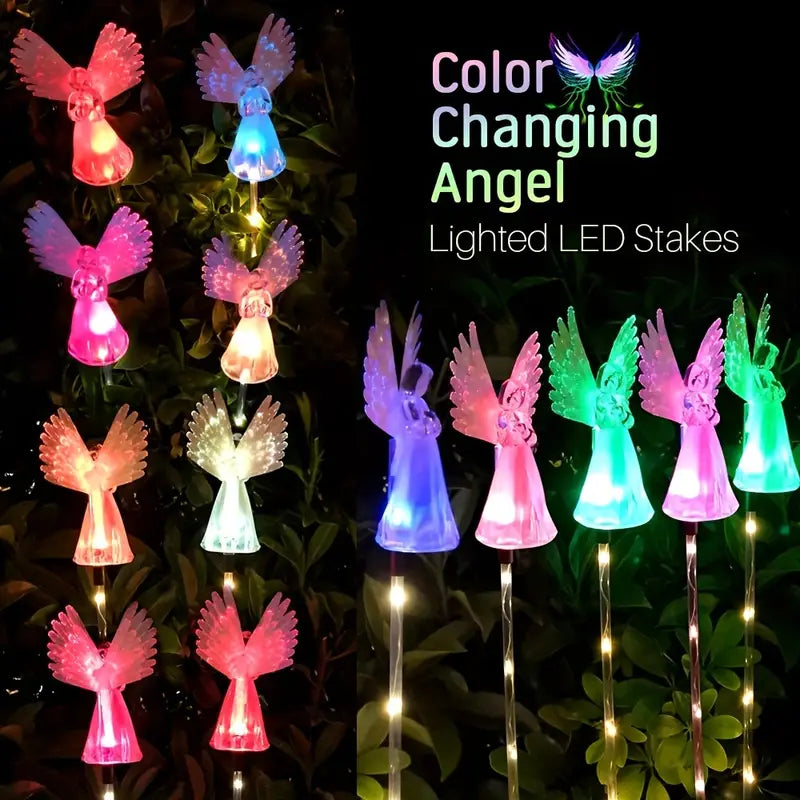 2-Pack: Angel Solar Garden Lights Clearance Choice