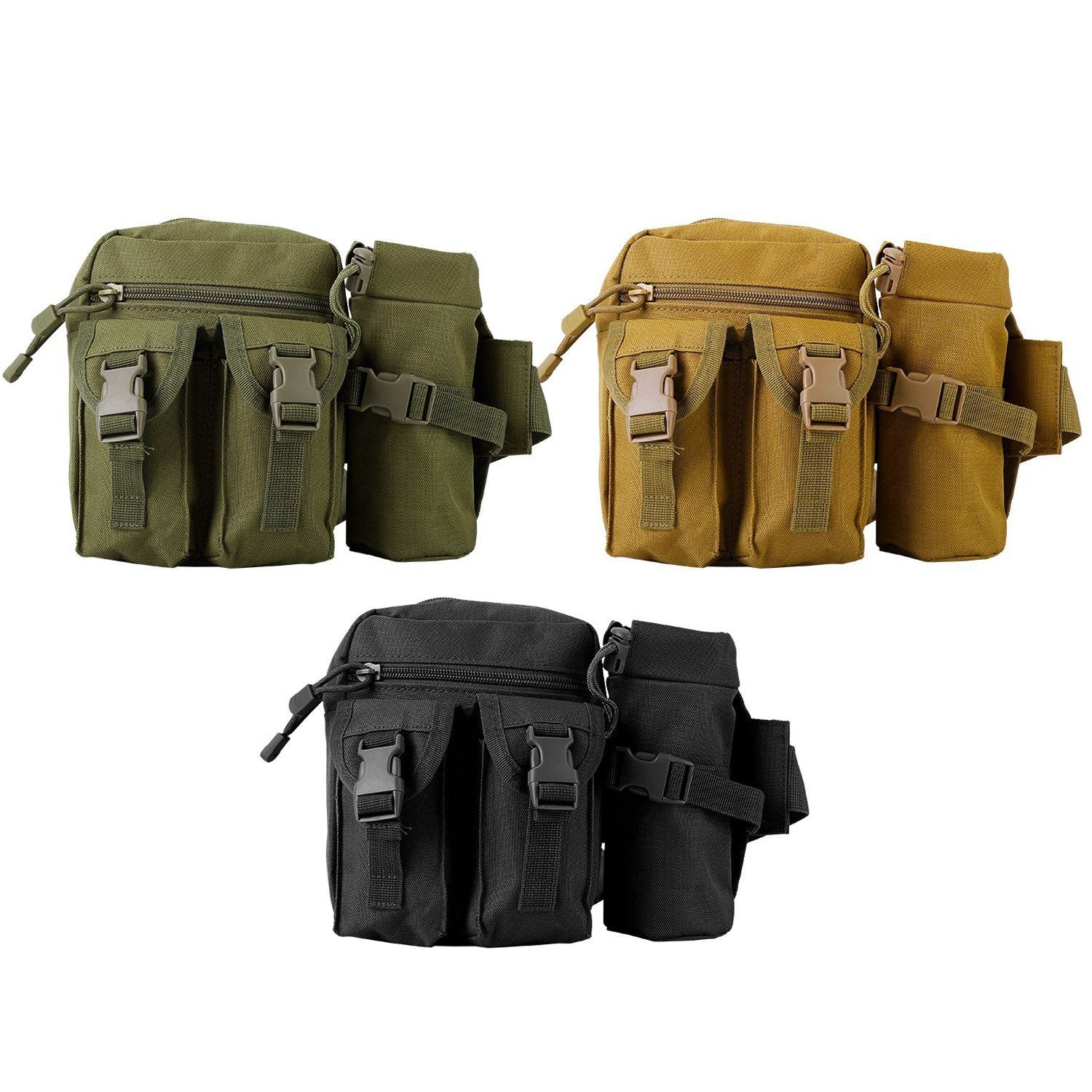 Tactical Waist Bag Utility Pouch Belt Bag with Water Bottle Pouch Cheapest