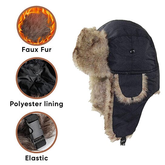 2-Pack: Men's Ushanka Winter Faux Fur Hat with Ear Flaps Free Shipping Release Dates