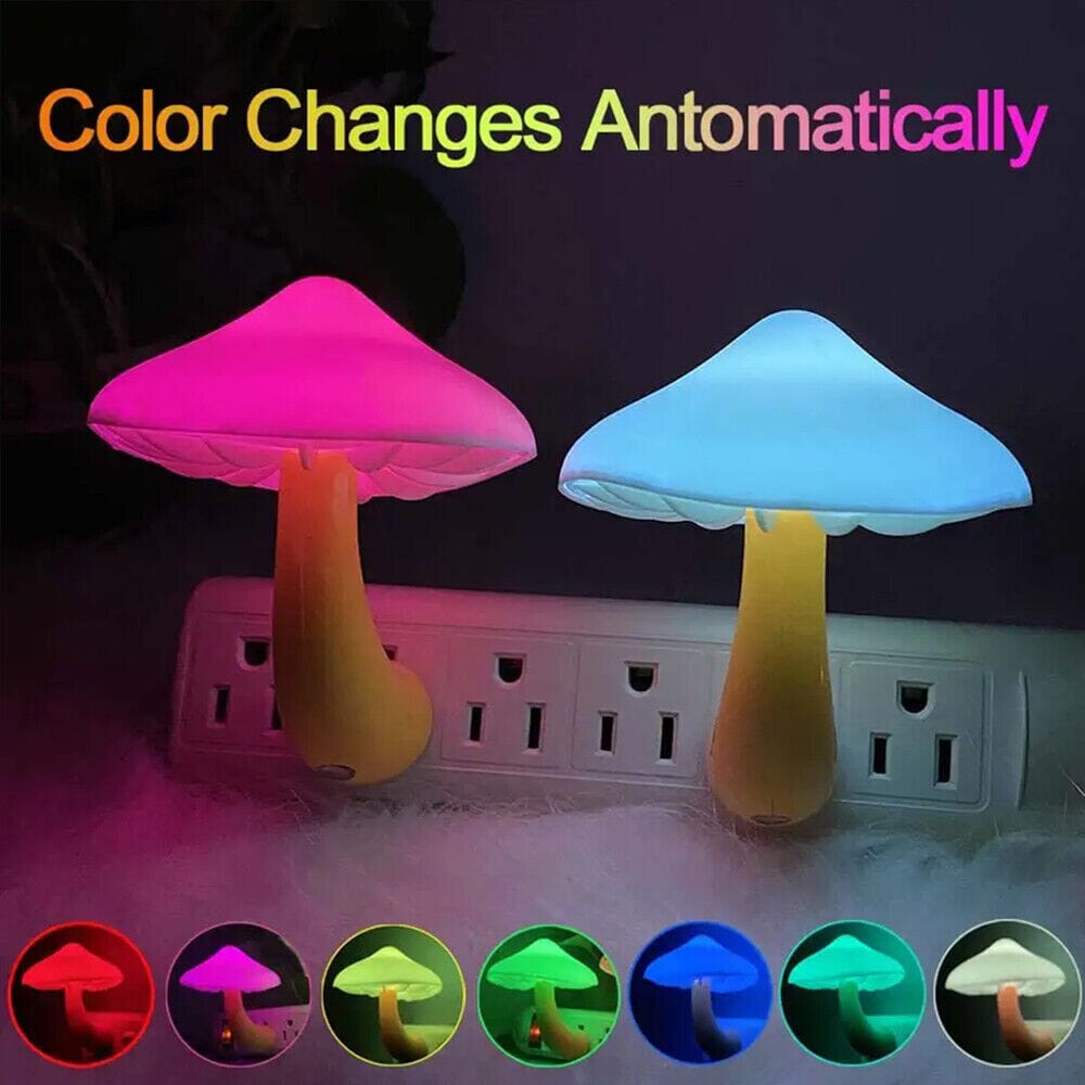 3-Pack: Mushroom Night Light with Dusk to Dawn Sensor Many Kinds Of Online