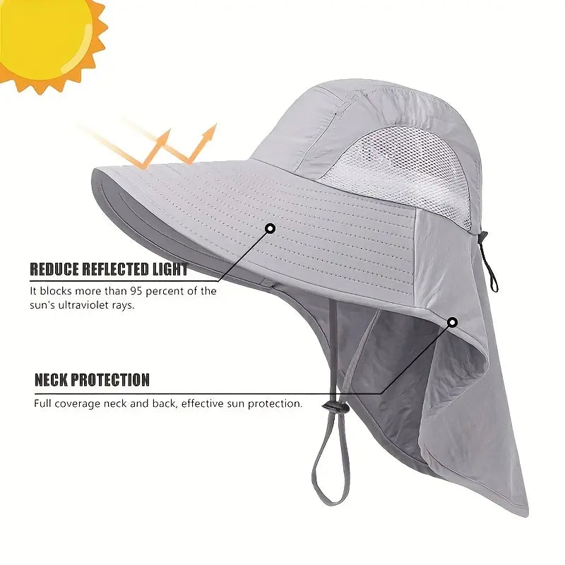 Summer Beach Neck Sunscreen Hat Cheap Perfect