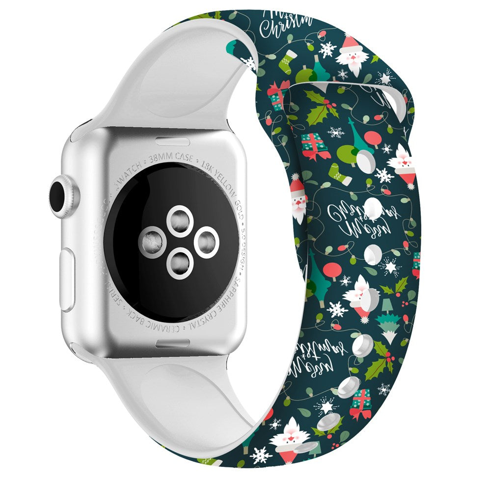 Christmas Silicone Apple Watch Bands Outlet Find Great