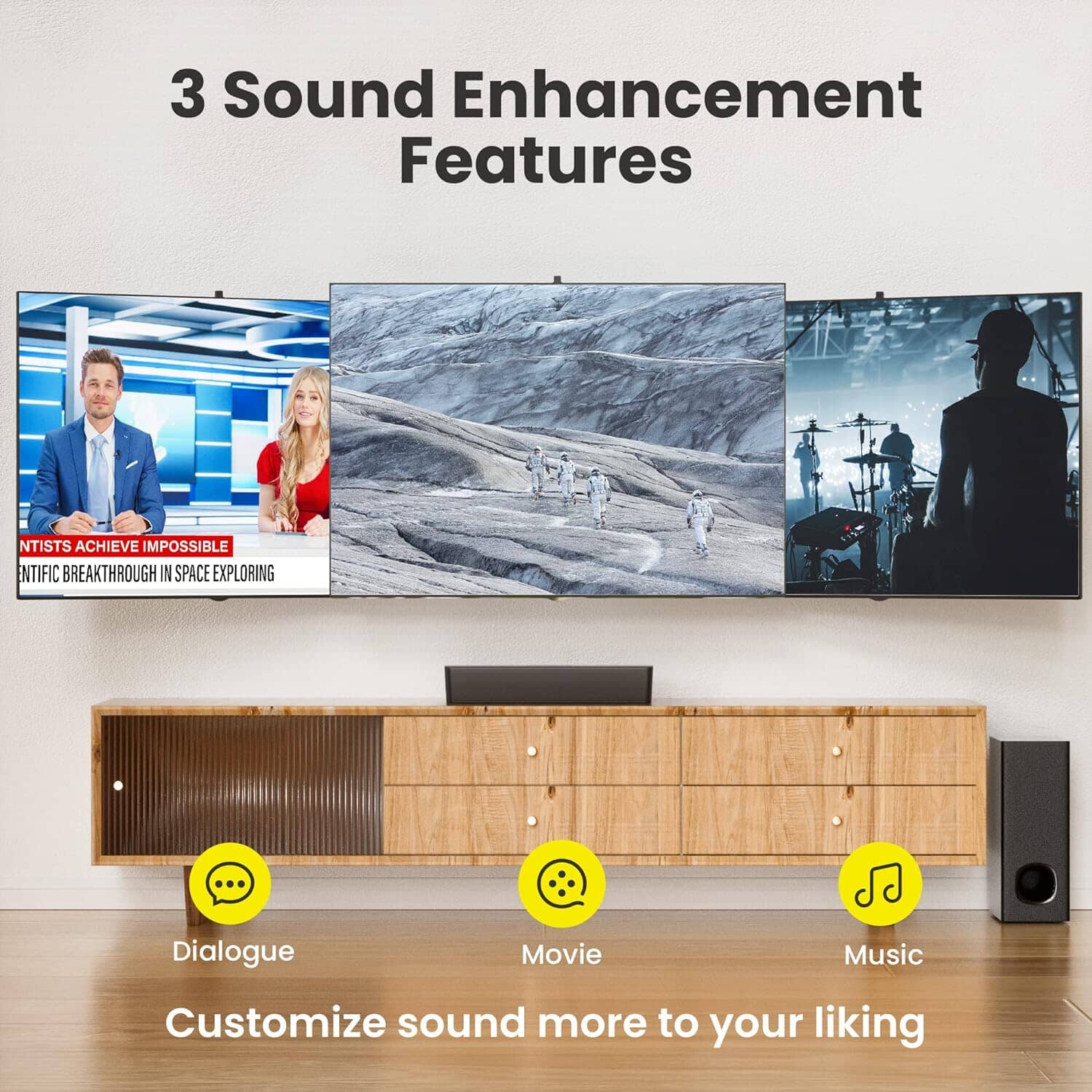 Pheanoo 2.1 Compact Sound Bars (Refurbished) Cheap With Mastercard