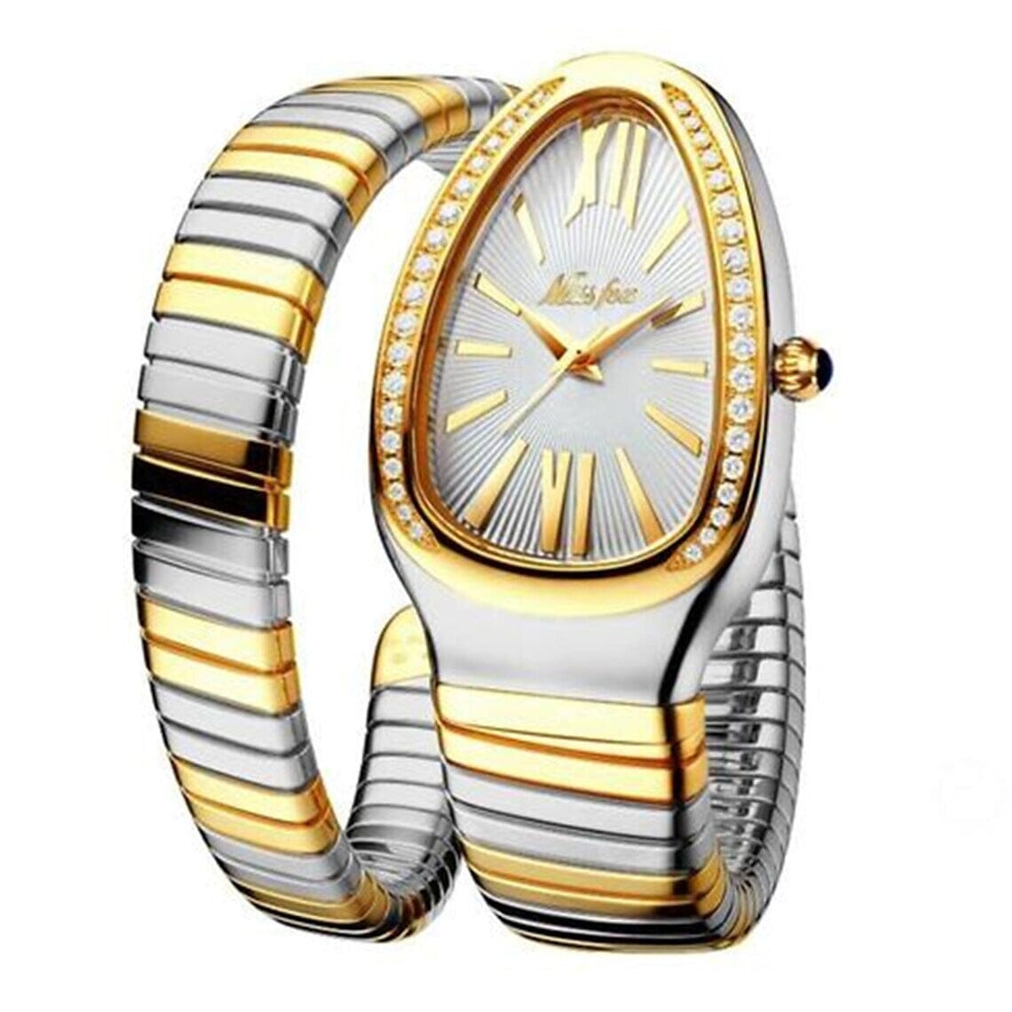 Women's Snake Shape Luxury Wrist Watch Amazon Footaction