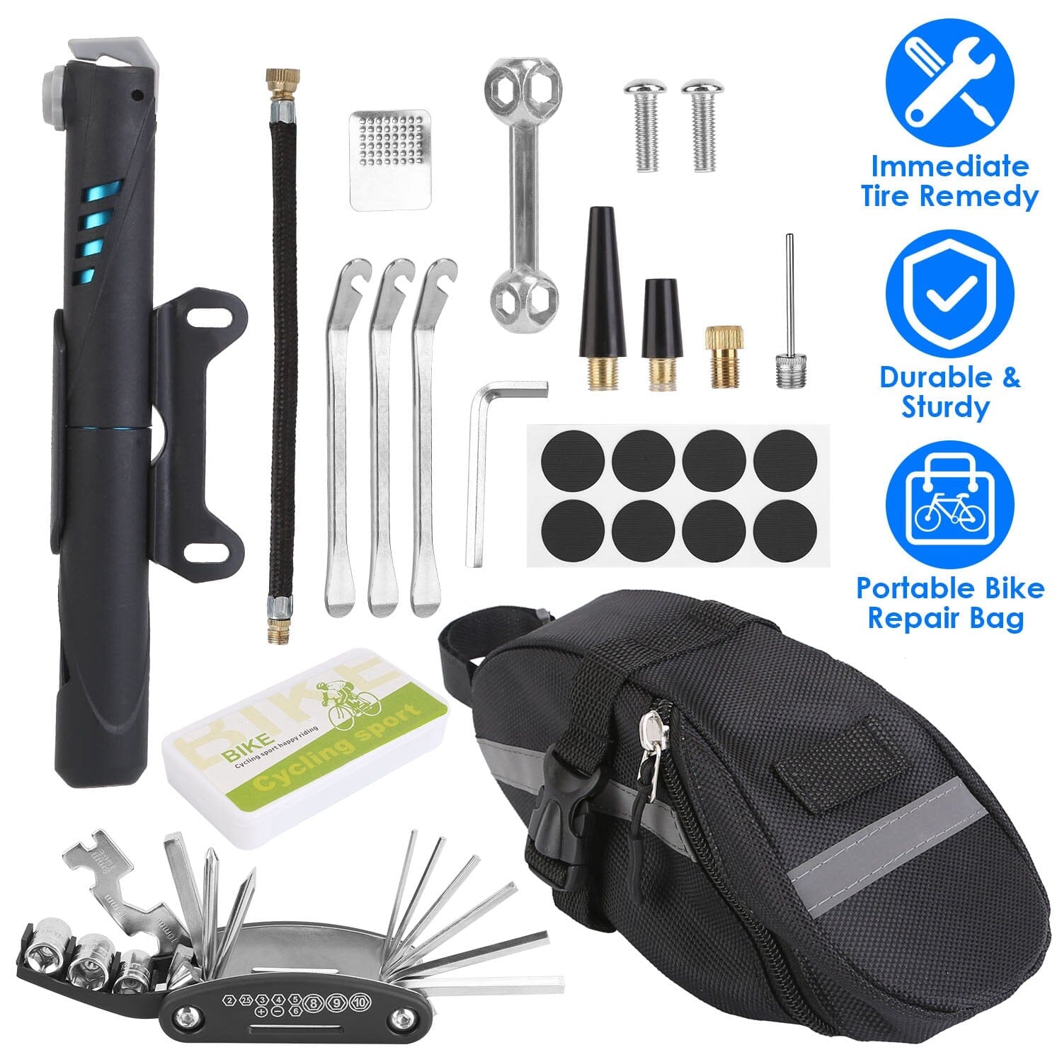 16-in-1 Bicycle Tire Repair Kit Amazon Sale Online