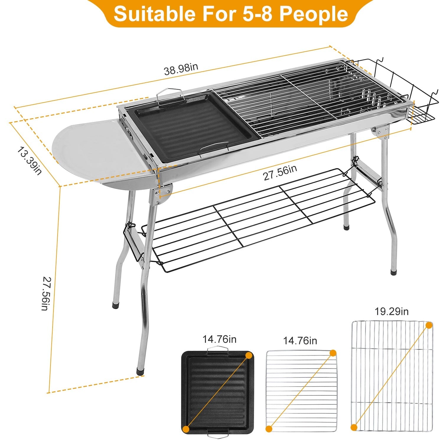 Foldable Portable Barbecue Grill Visit Sale Online