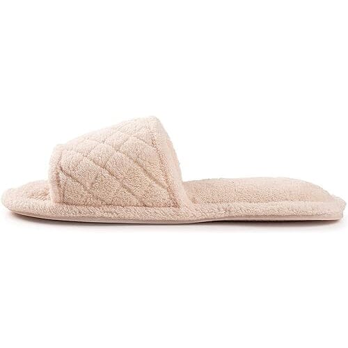 Roxoni Ultra Soft Spa Slippers for Women Cozy, Fuzzy Terry Bathroom, House and Shower Shoes Latest Collections Sale Online