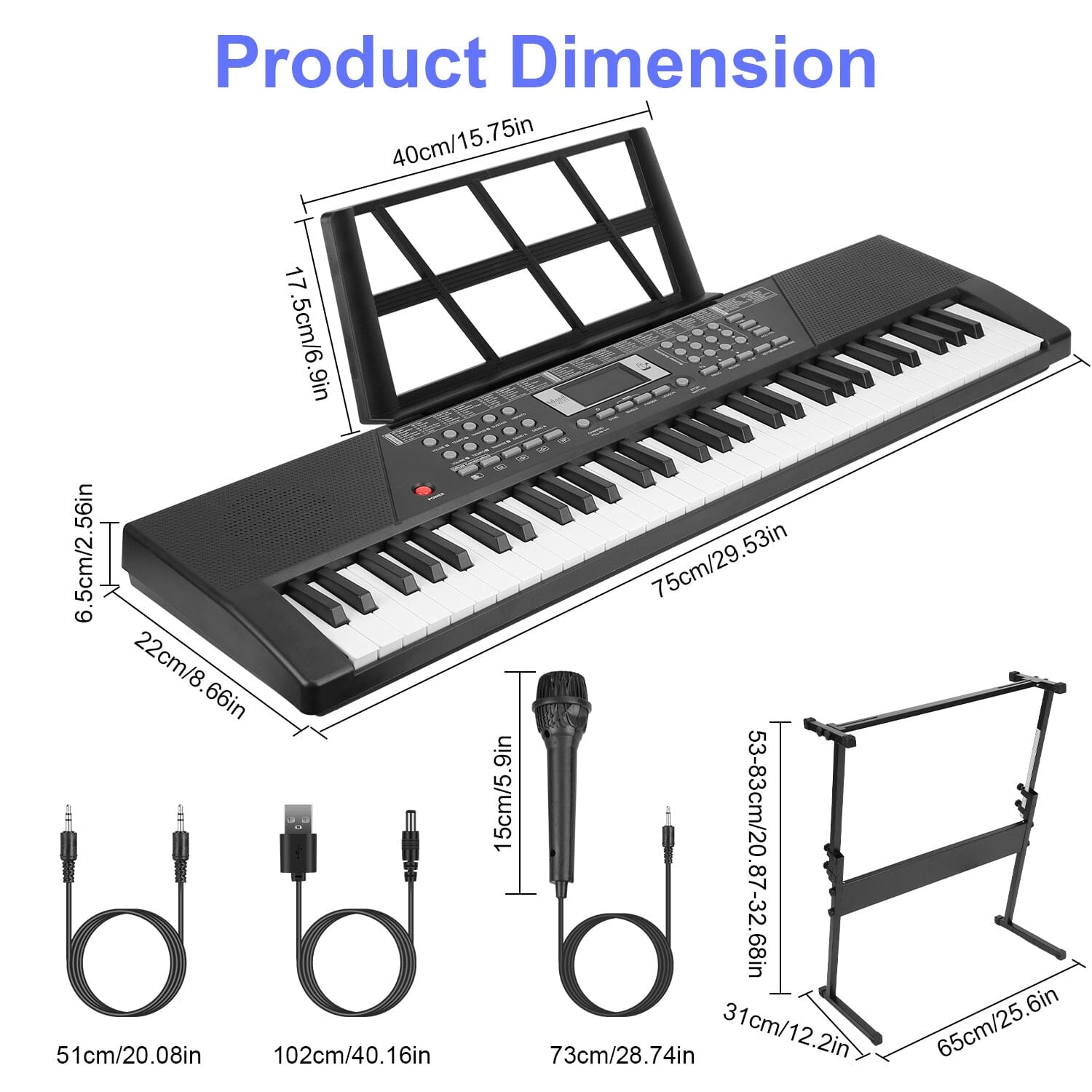 61 Keys Digital Music Keyboard Electronic Piano Cheap Sale Visit New