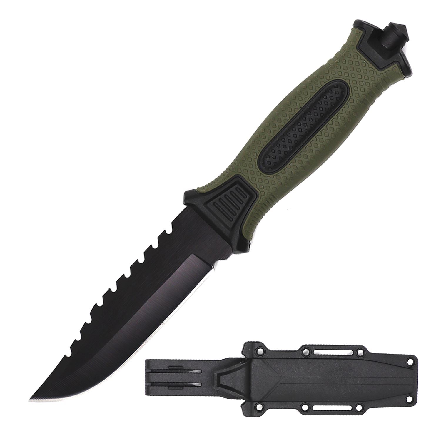 10-inch Hunting Knife with ABS Sheath Discount Sale Online