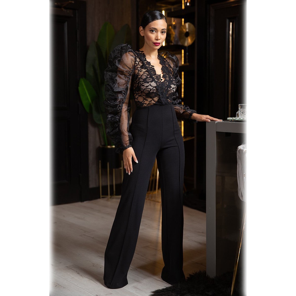 Lace Combined Fashion Jumpsuit Buy Cheap Cheapest Pice