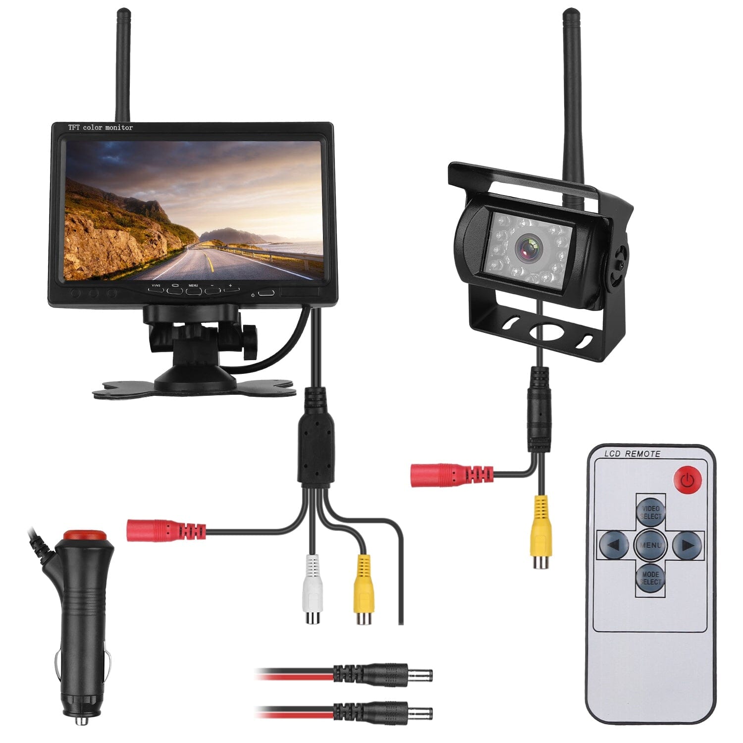 Wireless Backup Camera System Vehicle Rear View Monitor Kit Cheap Sale Online Online