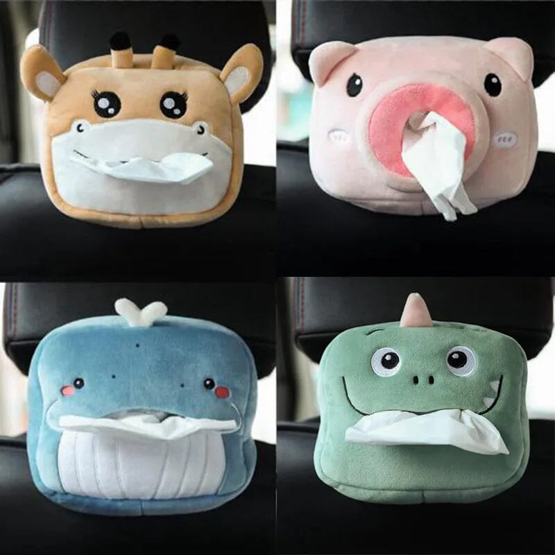 4-Pack: Cute Cartoon Car Tissue Box Cheap Pictures