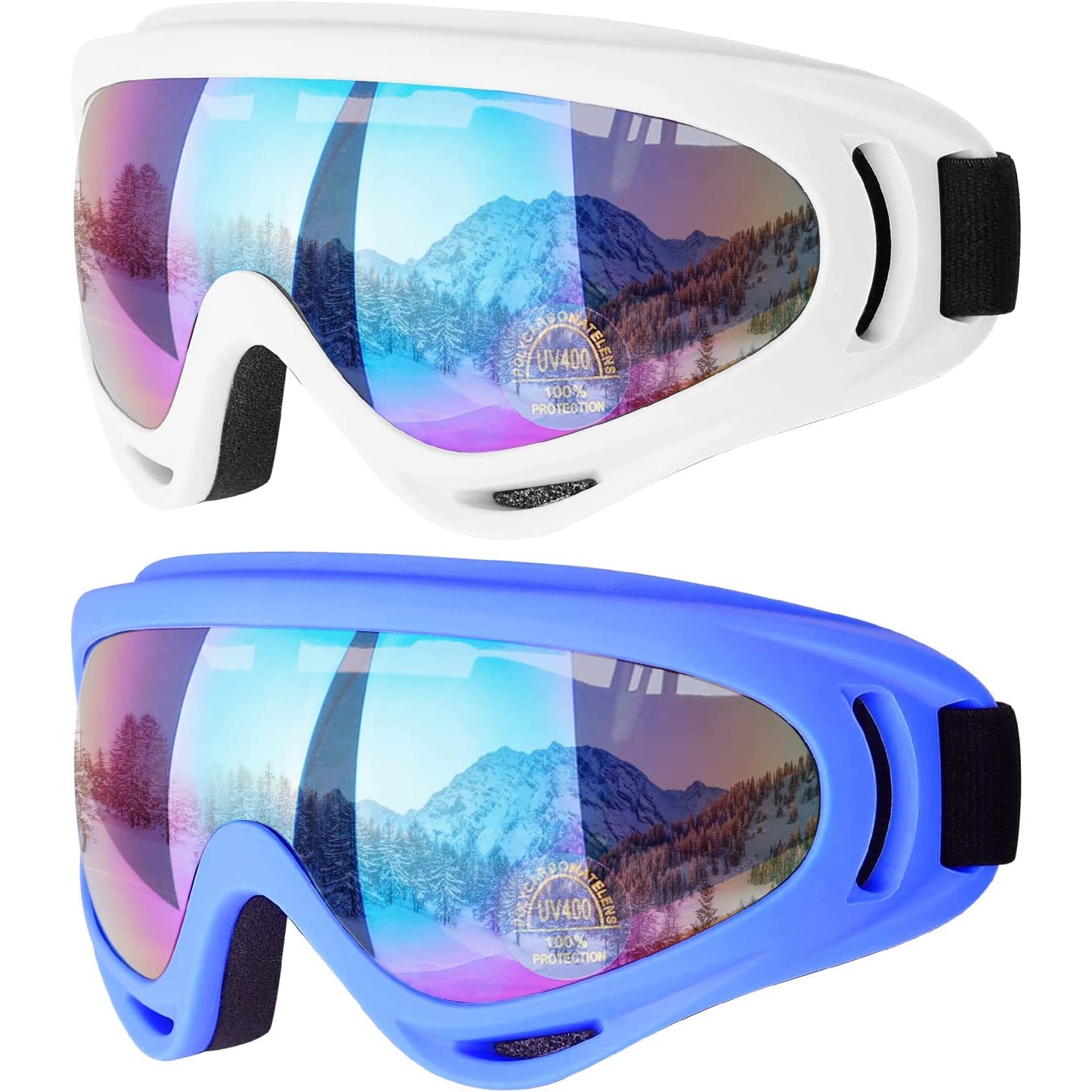 2-Pack: Anti-Scratch Dustproof Sports Goggles Quality Free Shipping Low Pice