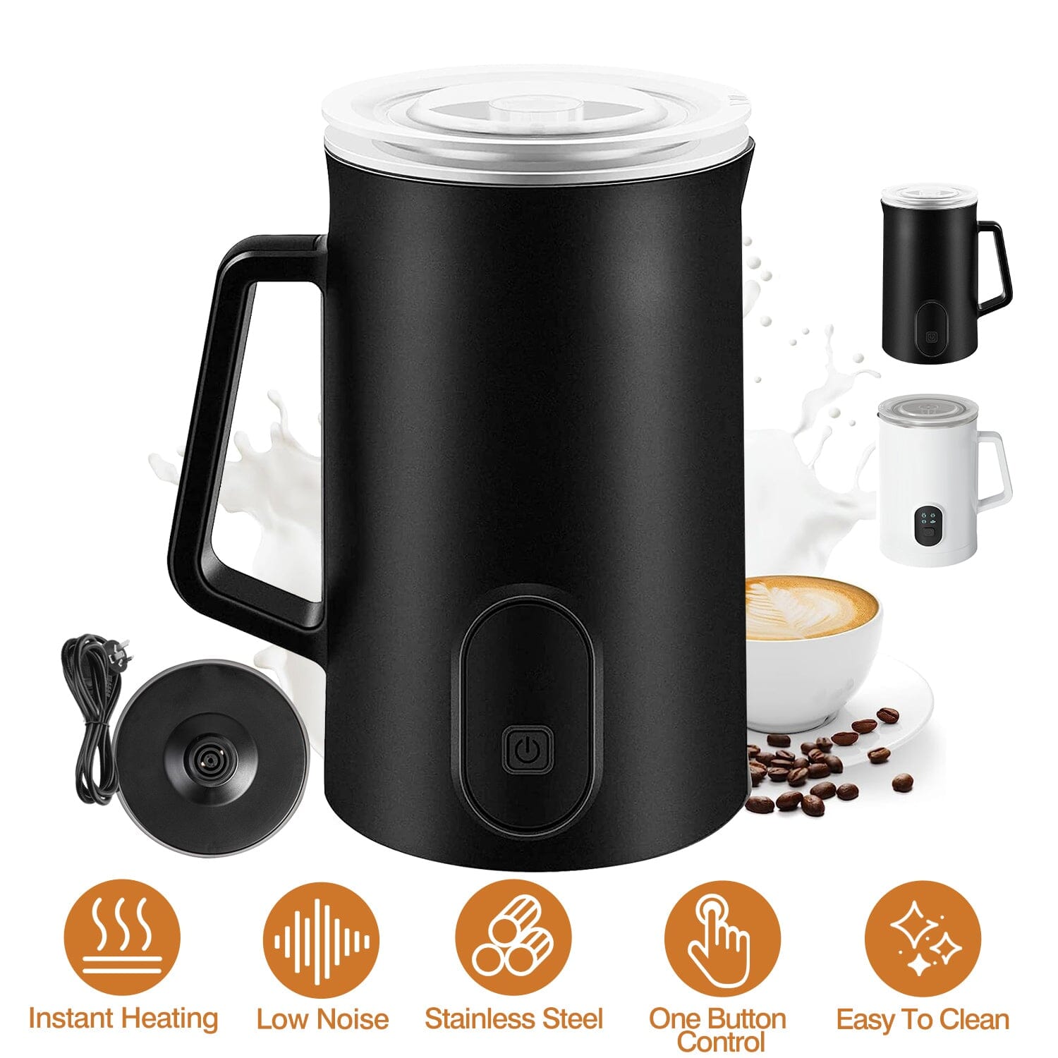 4-in-1 Multifunctional Milk Frother Steamer With Credit Card Free Shipping