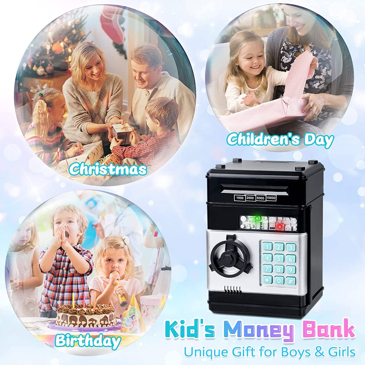 Children's Cartoon Password Box Piggy Bank Sale Low Shipping Fee