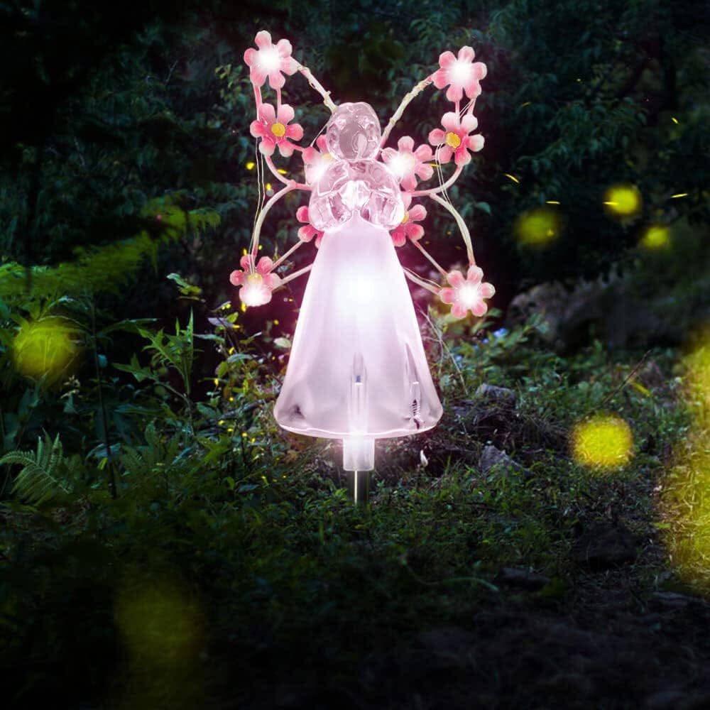 LED Solar Angel Garden Stake Lights Buy Cheap Visit New