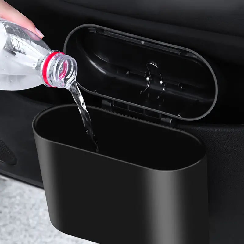 Car Trash Can with Lid Hanging Vehicle Garbage Organizer Outlet Discount Sale