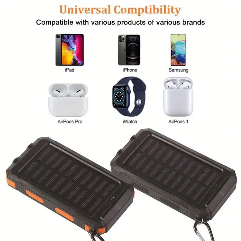 USB Portable Charger 10000mAh Solar Power Bank for Cell Phone and Laptops Clearance Wholesale Pice