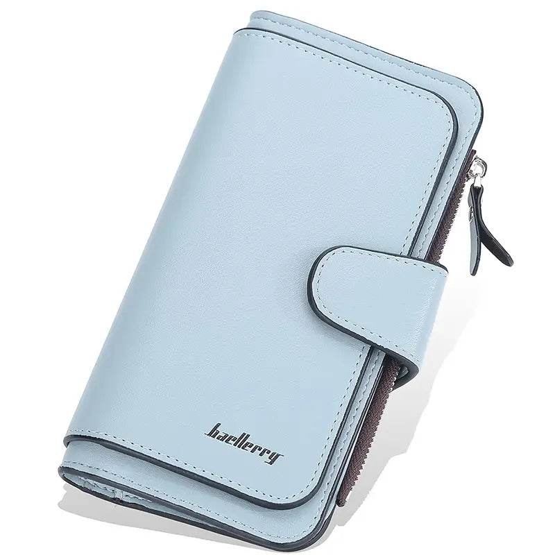 Women's Fashion Faux Leather Wallet with Card Slots & ID Window Outlet Cheap Pices