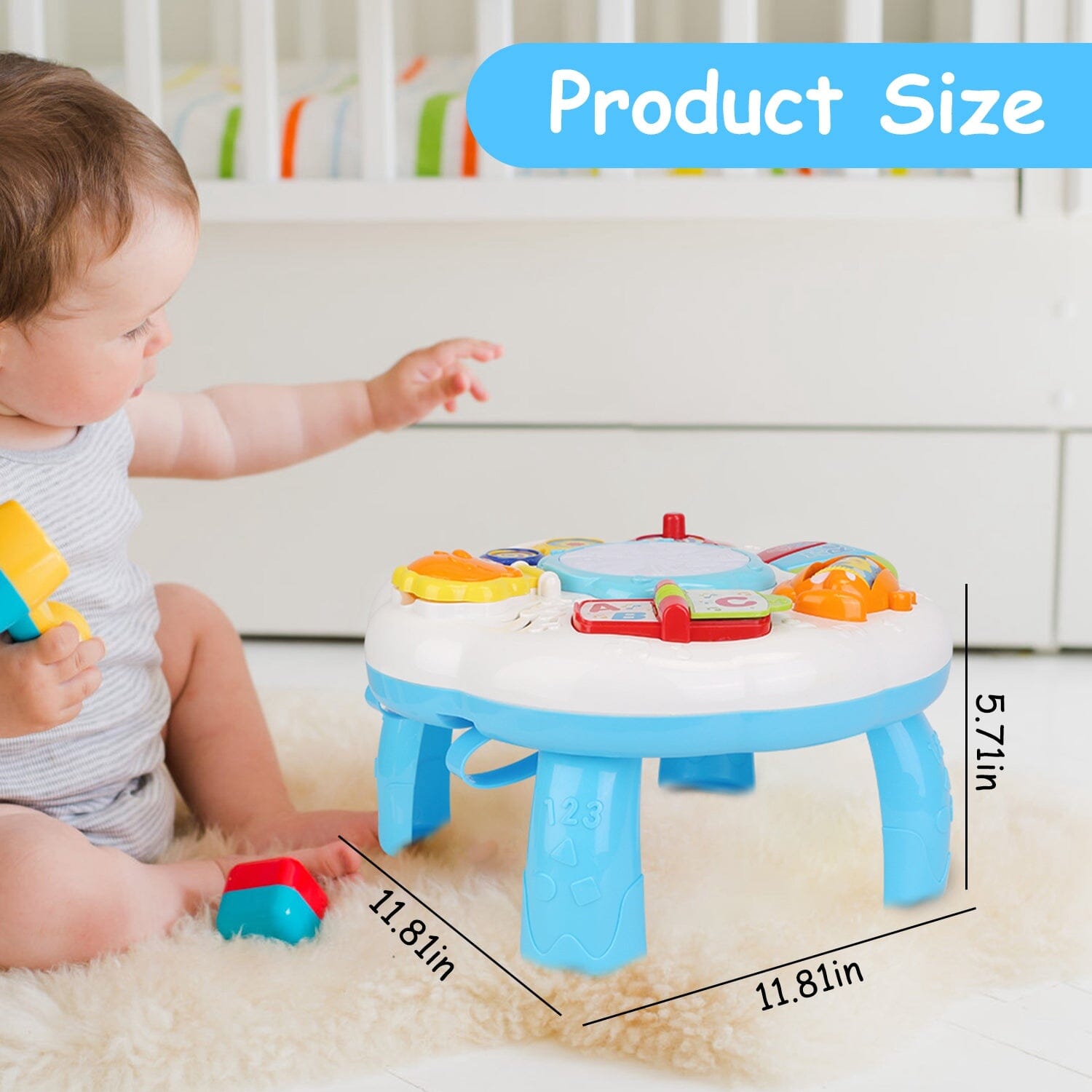 Toddler Musical Learning Table for 6+ Months Clearance Classic