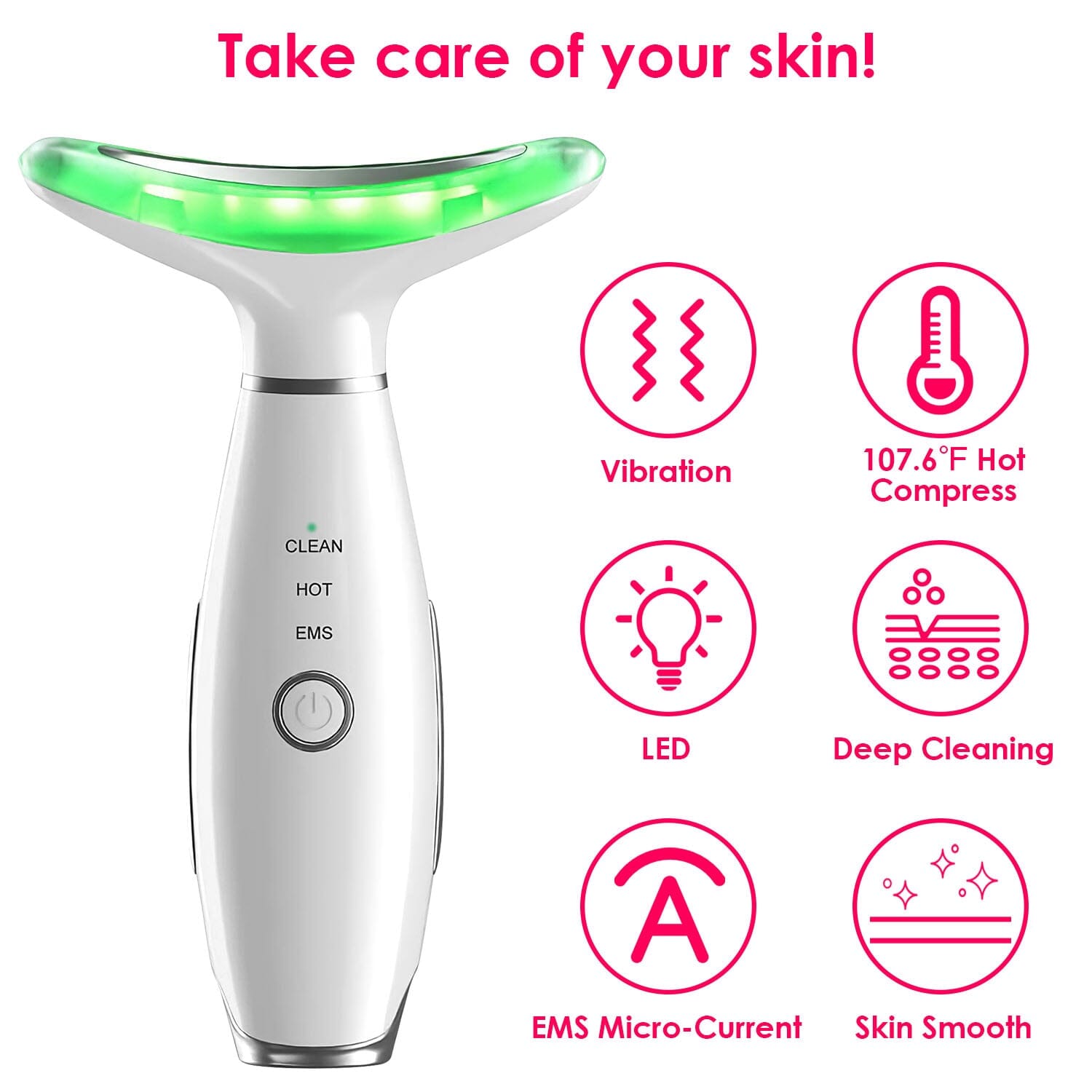 Anti Wrinkles Face Neck Massager Double Chin Reducer Best Place Sale Online