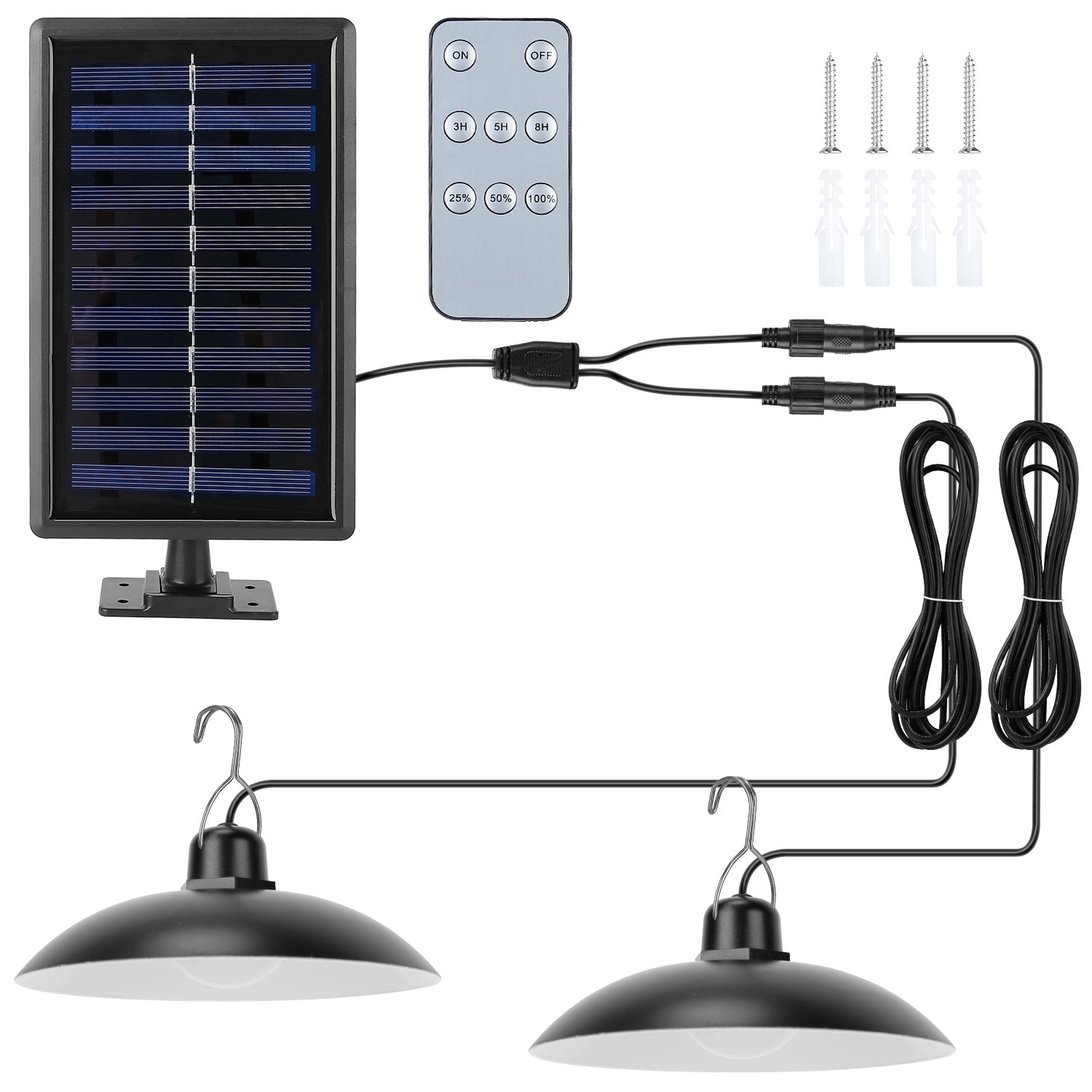 Solar Shed Light Sensor Hanging Lamp Cheap Sale Inexpensive