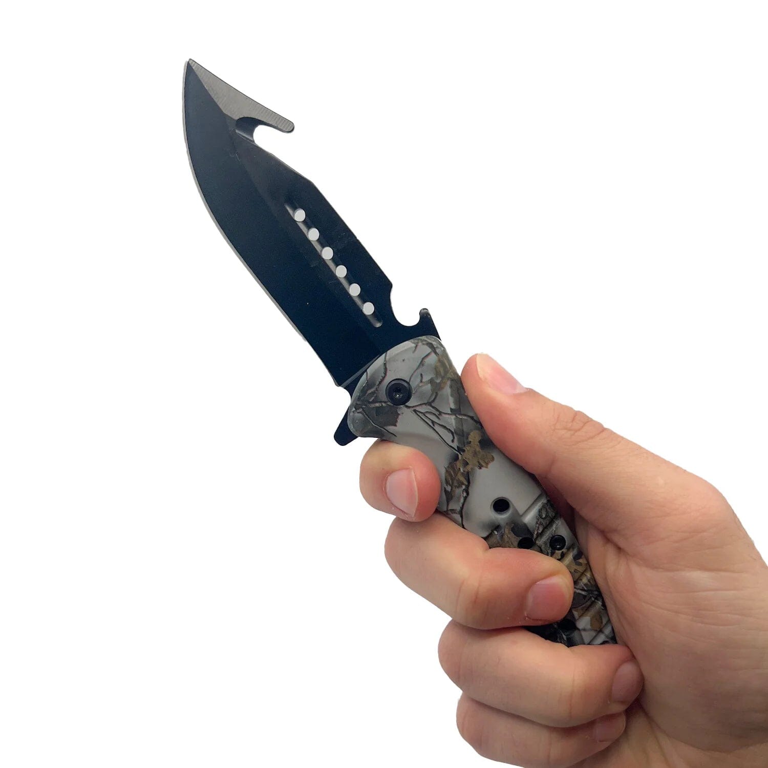 2-Pack: 8.75 Camo Spring Assisted Knife with ABS Handle Official Site Sale Online