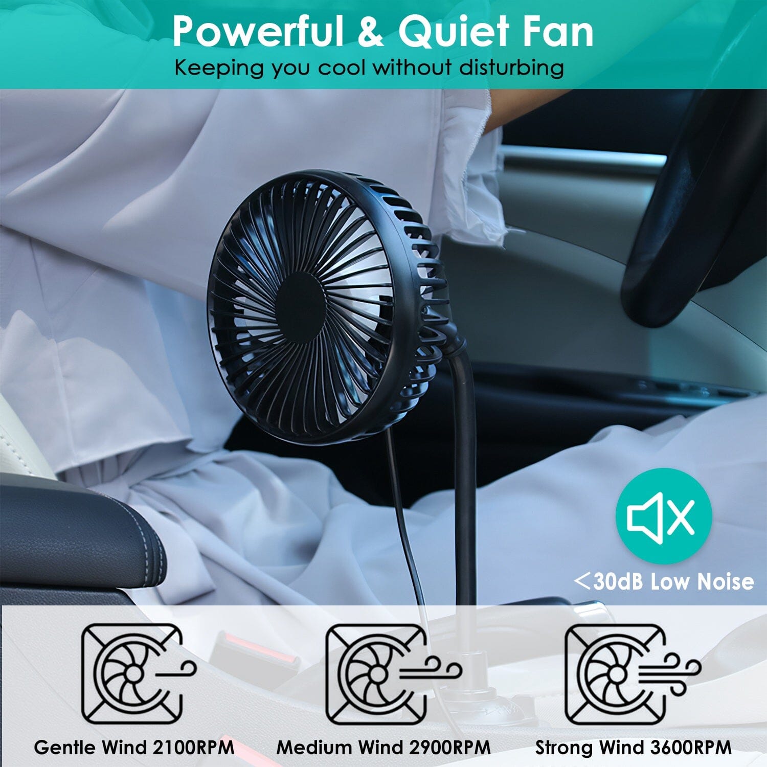 Portable Car Cooling Fan Recommend For Sale