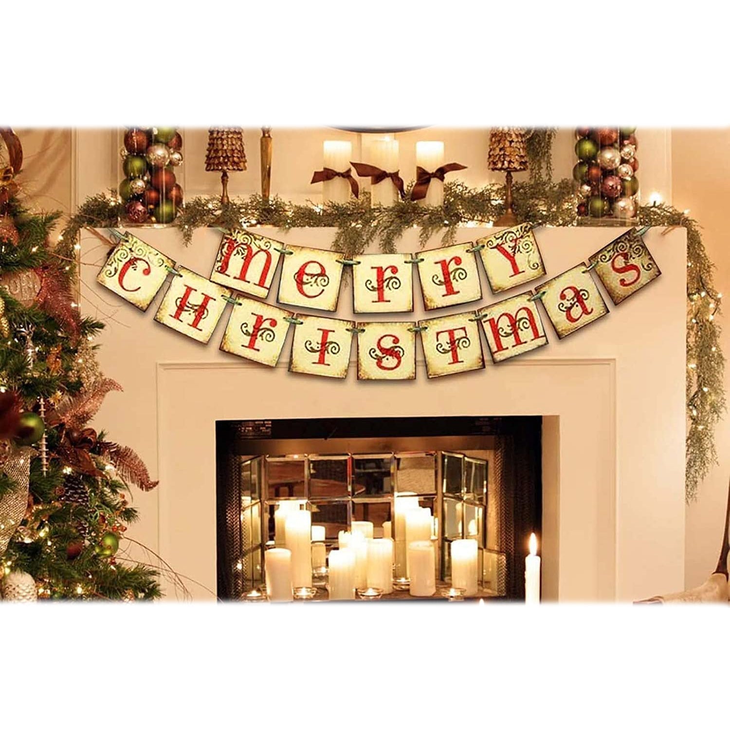 Merry Christmas Banner Home Decor 2025 Newest