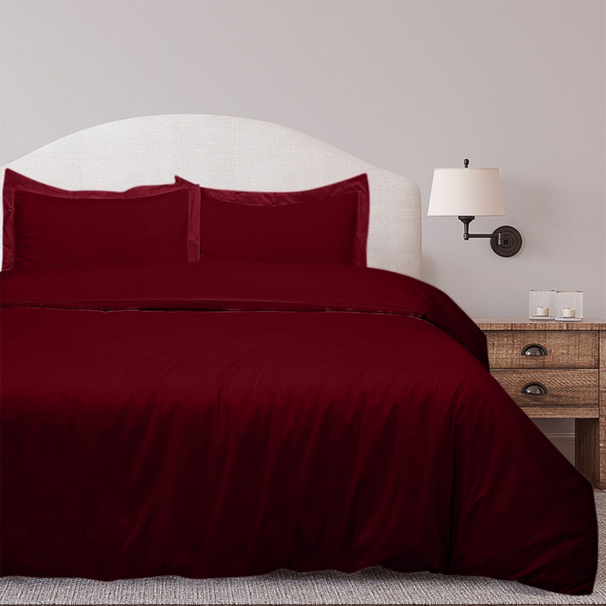 3-Piece Set: Royal Linens Double Brushed Full Duvet Covers With Zipper Closure Sale Outlet