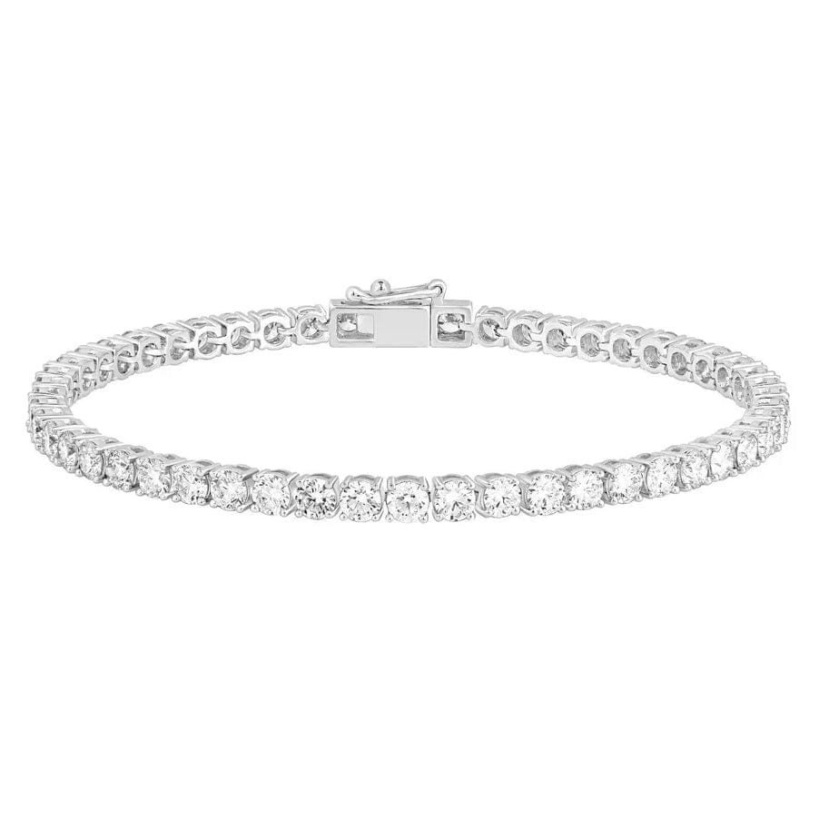 8Ct Lab Grown IGI Certified Diamond Women's Tennis Bracelet 14K White Gold 6 Clearance Latest