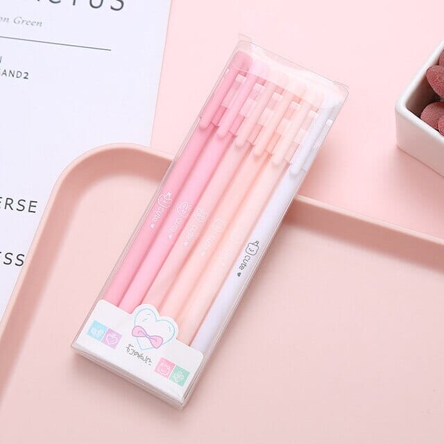 4-Pack: Morandi Color Gel Pen Kawaii Office School Student Stationery Supplies Outlet Websites