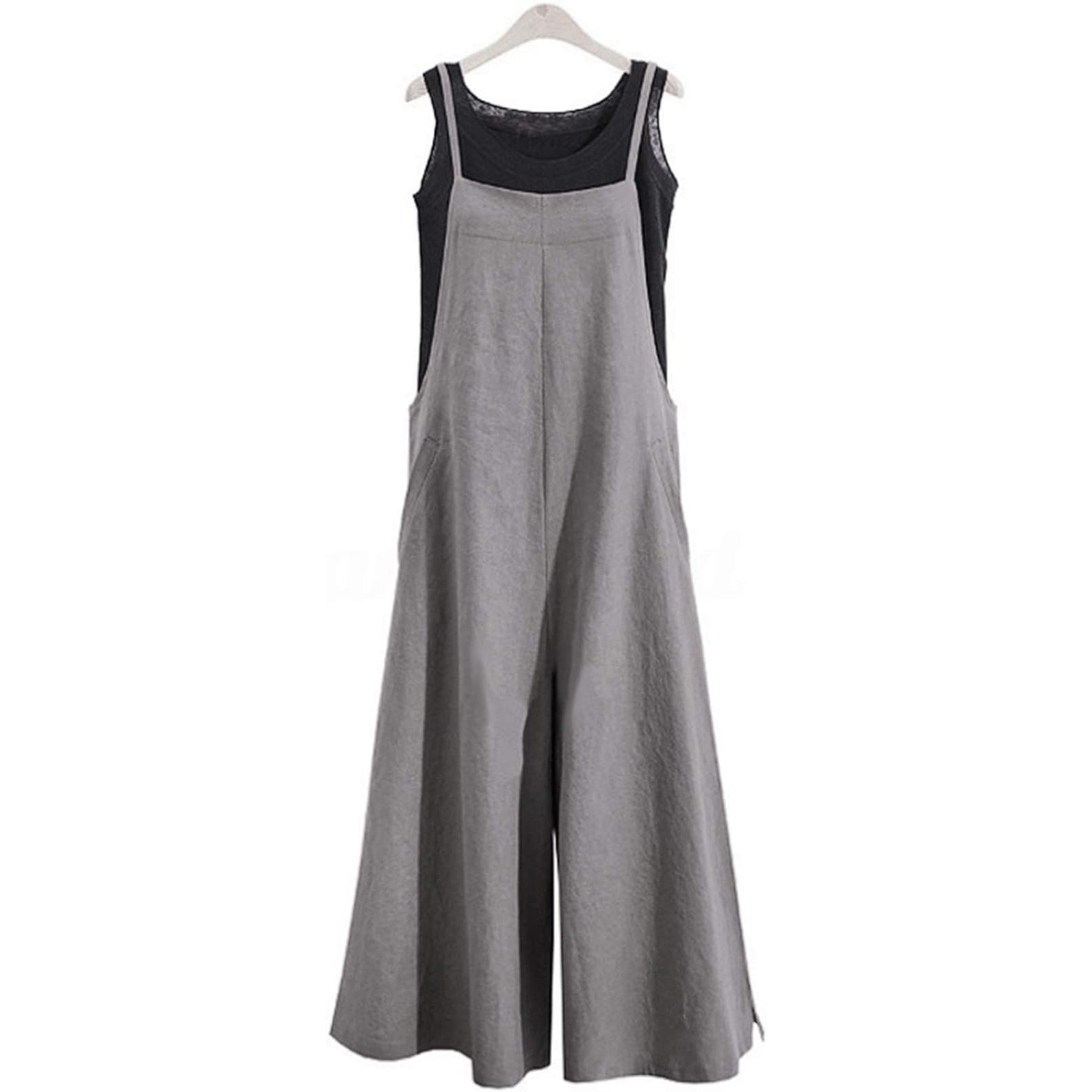 Women's Casual Loose Long Wide Leg Jumpsuits Outlet Cheap Quality