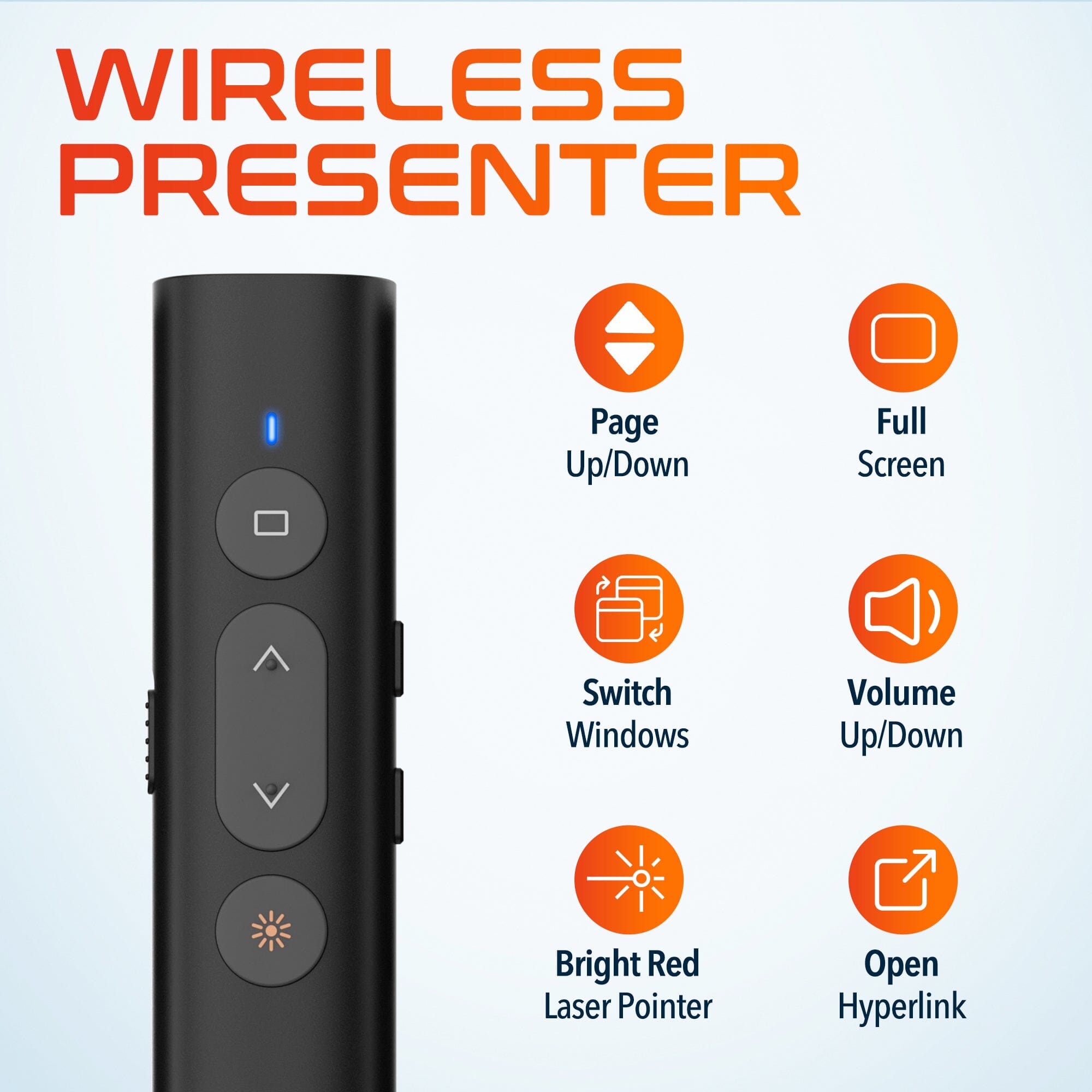 Delton LP21 Wireless Laser Pointer Presenter Remote Presentation Clicker Discount Brand New Unisex