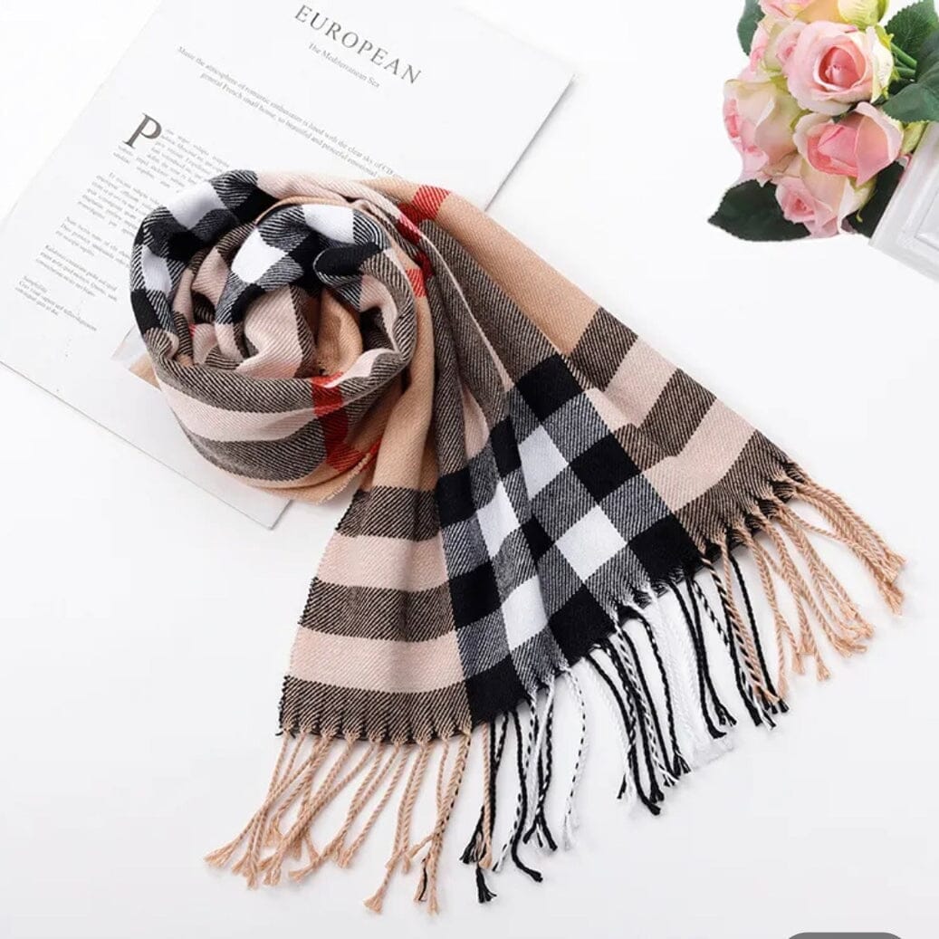 Super Soft Long Cashmere Wool Scarfs - Assorted Styles Order Online