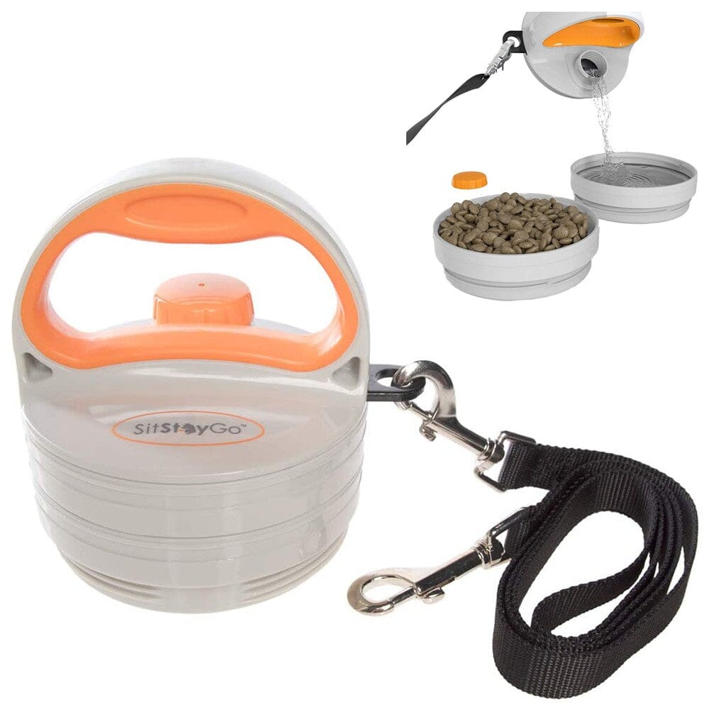 4-in-1 SitStayGo Grab n' Go Pet Dinette and Leash Cheap Sale Many Kinds Of