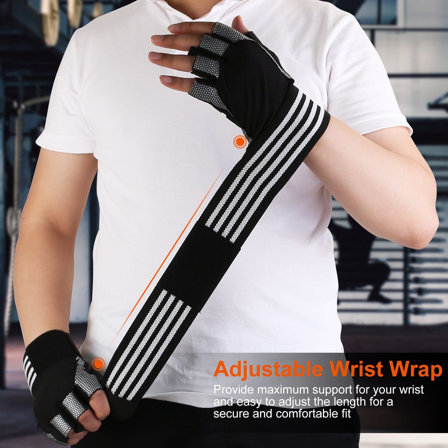 Fitness Workout Gloves with Wrist Wrap Strap Discount Largest Supplier