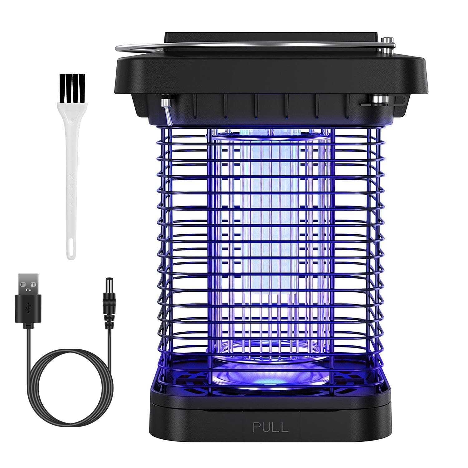 Electric Solar Powered Bug Zapper Lamp IP65 Waterproof for Indoor and Outdoor With Credit Card Free Shipping