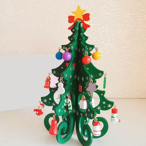 DIY Stereo Wooden Christmas Tree - Christmas Decoration Ornaments Latest Collections Online