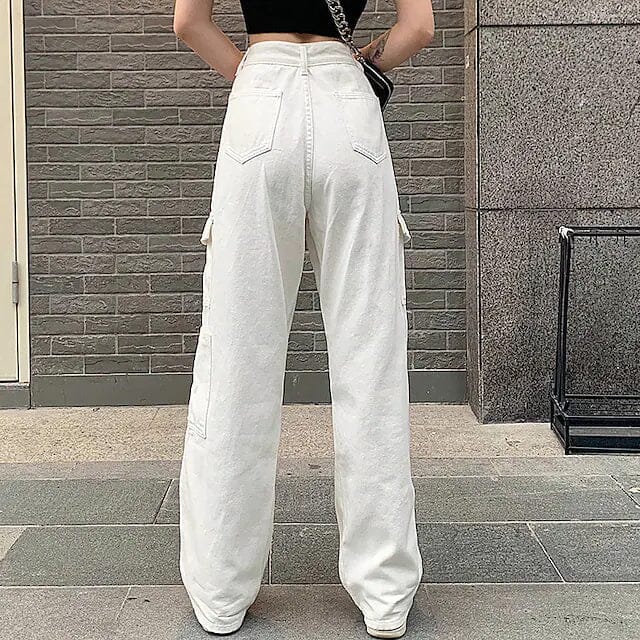 Women's Cargo Trouser Mid Waist Pants Outlet Low Shipping Fee