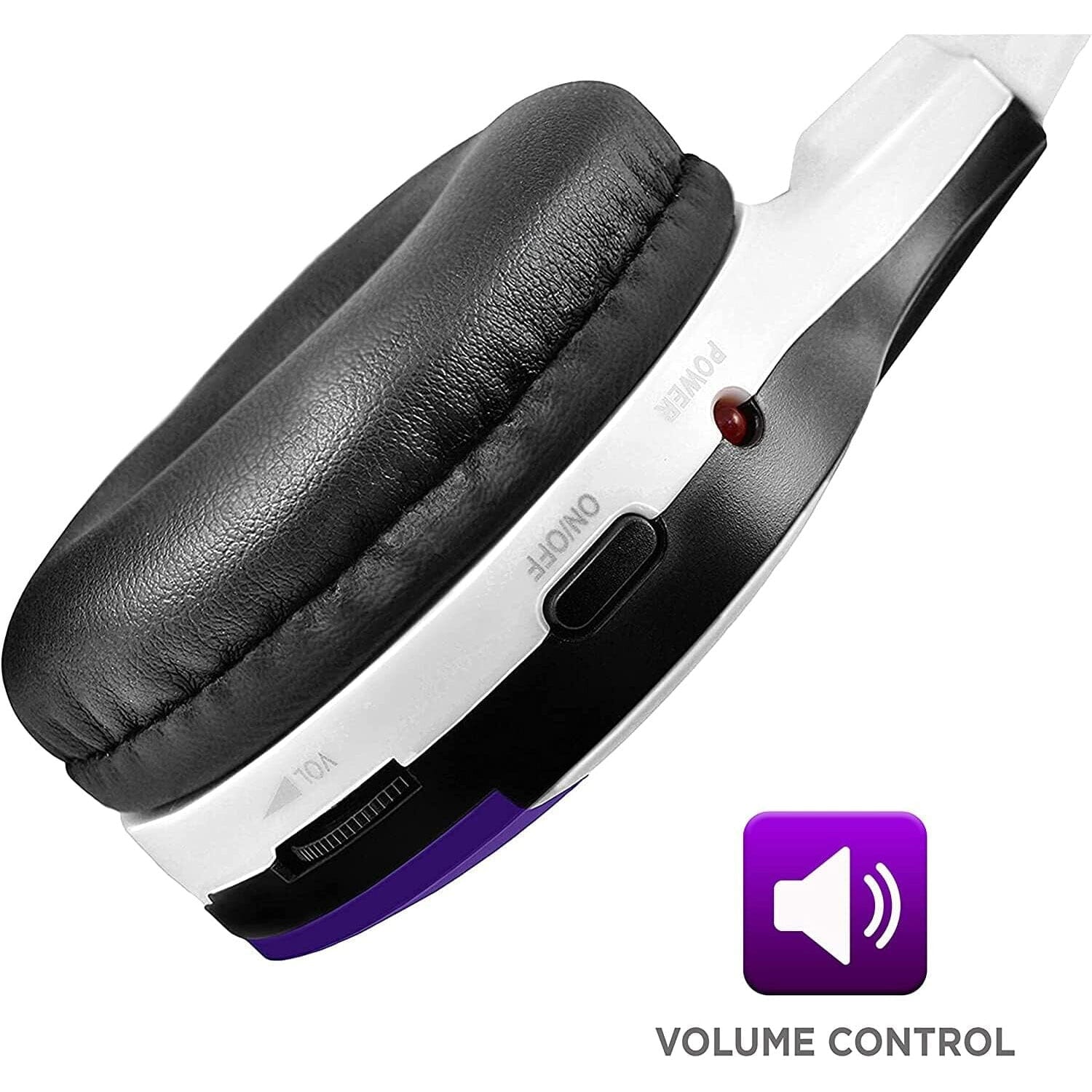 XO Vision IR630PR Universal IR Wireless Foldable Headphones - Bluetooth-Enabled Lightweight (Purple) Huge Surprise