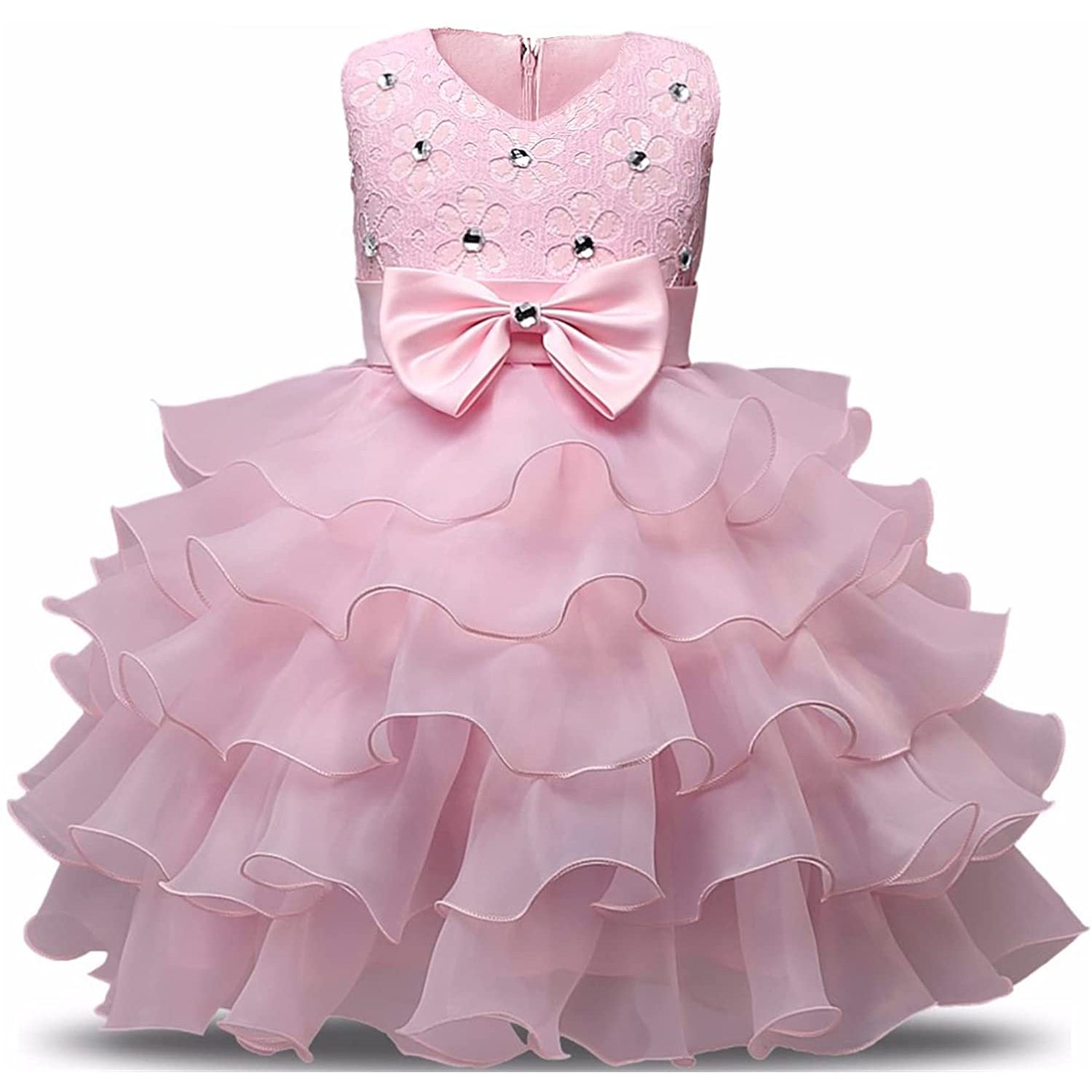 Girl Dress Kids Ruffles Lace Party Wedding Gown 2025 Cheap Online