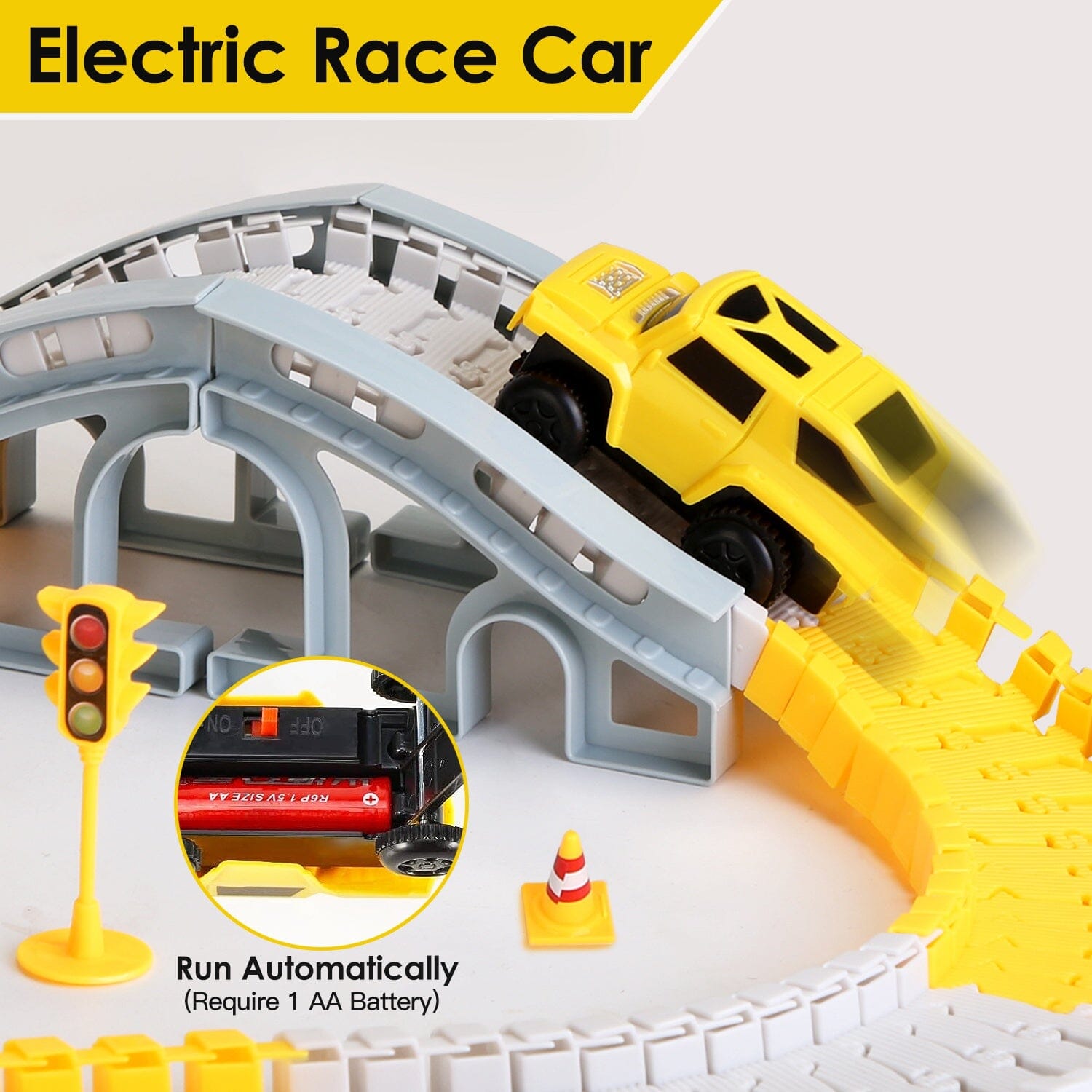 340-Piece: Construction Race Track Toy Set Discount Pices