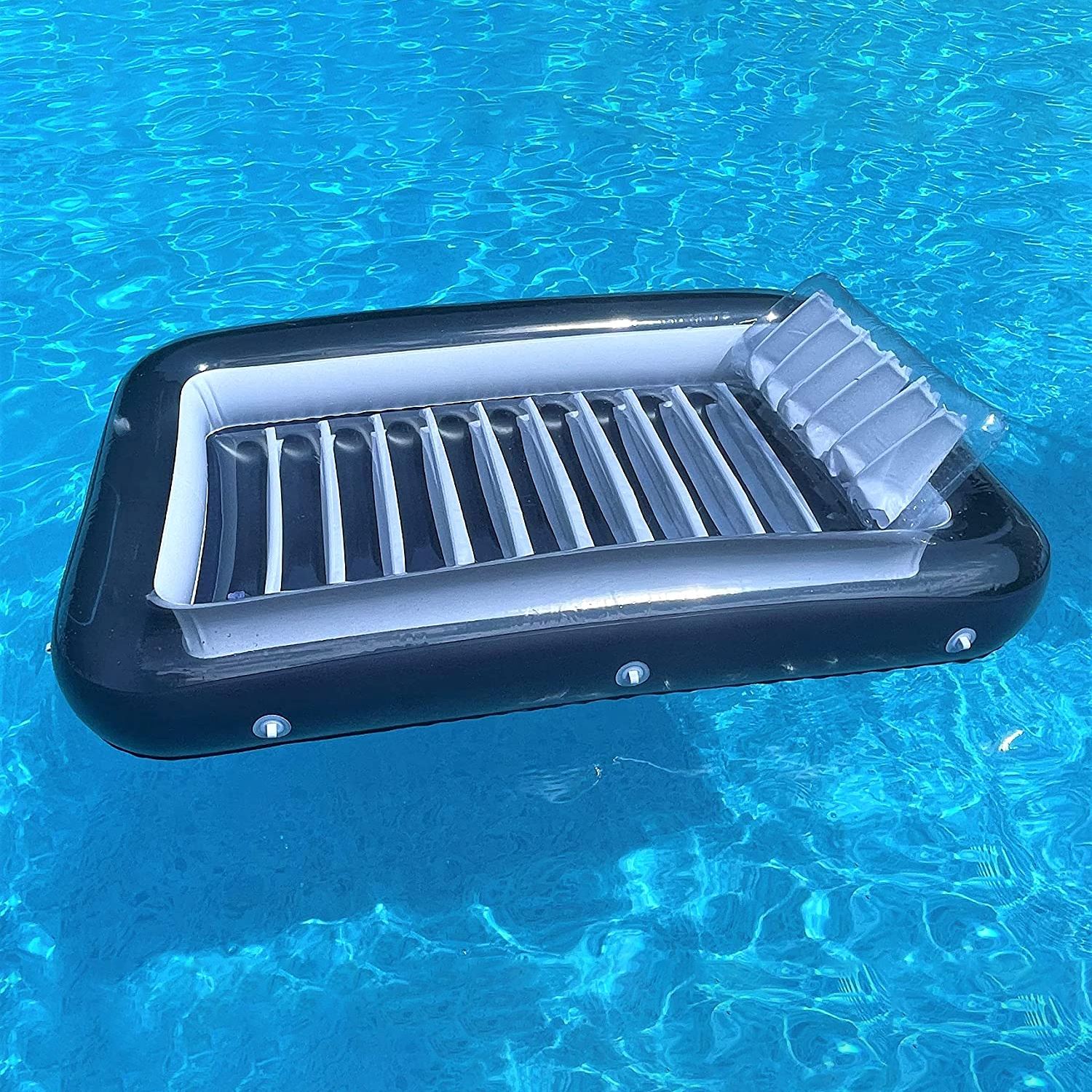 XL Floating Pool Bed, Inflatable Water Lounger Raft Cheap Pirce