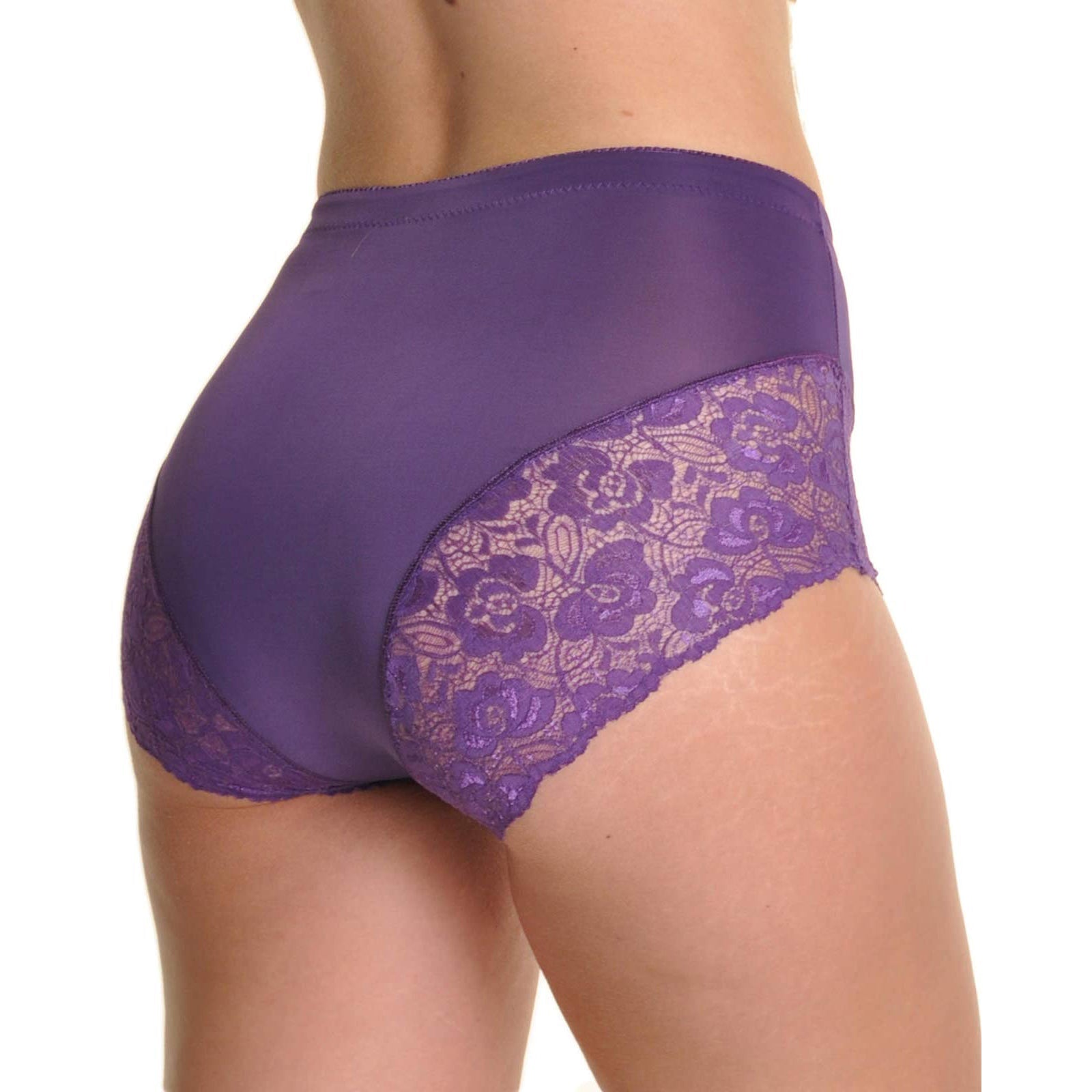 6-Pack: ToBeInStyle Women's High Rise Lace Leg Briefs Best Sale Cheap Online