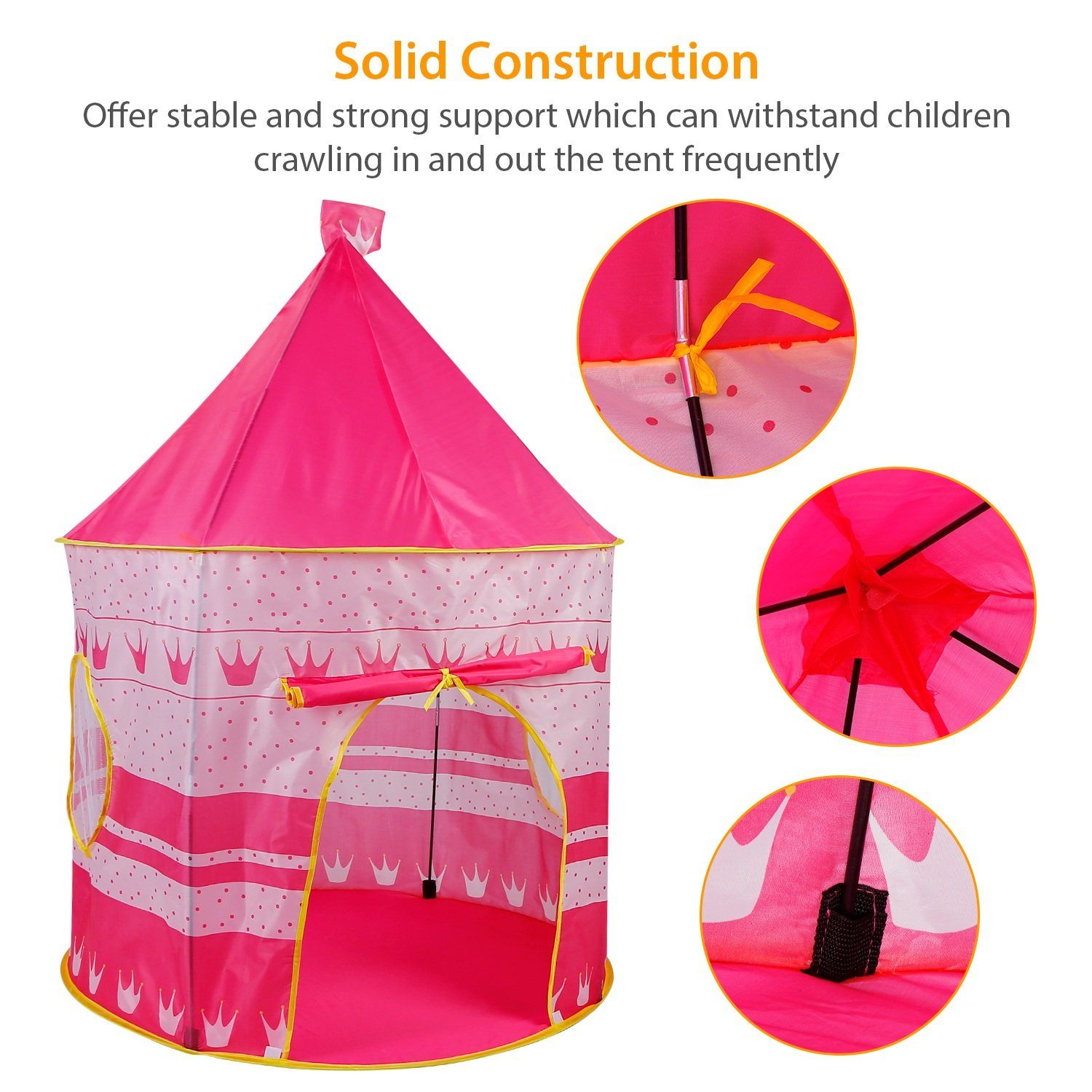 Kids Foldable Pop Up Play Tent Marketable Sale Online