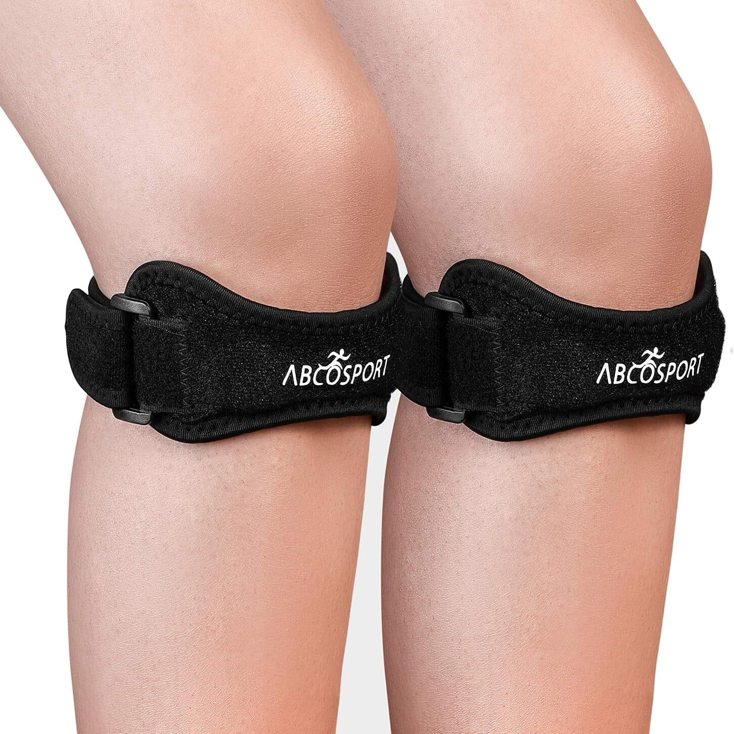 2-Pack: Abco Tech Patella Knee Strap - Knee Pain Relief Cheap Low Shipping