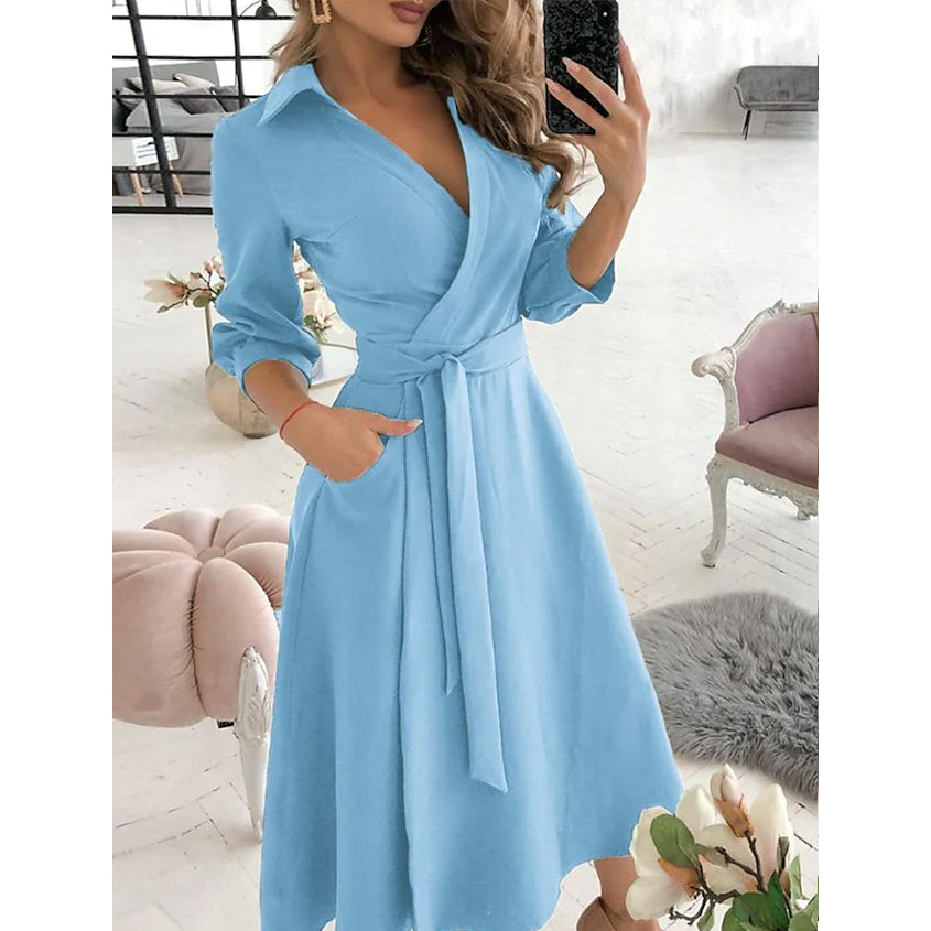 Women's A Line Dress Fashionable Cheap Online