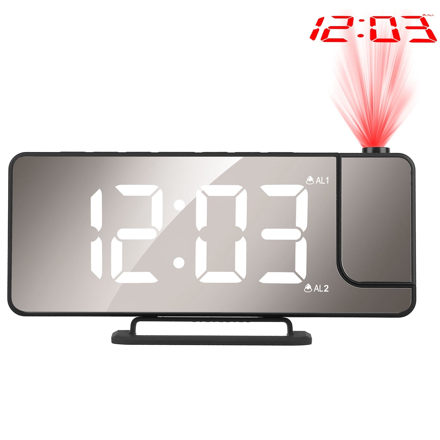 Projection Alarm Clock LED Digital Alarm Clock with Dual Alarms Snooze Sale 2025 Unisex