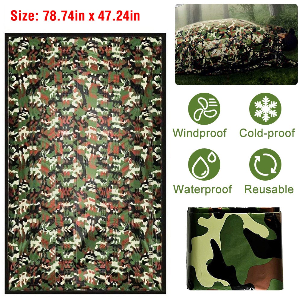 2-Pack: Camping Sleeping Bag Camouflage Buy Authentic Online